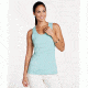 Toad&amp;Co Lean Layering Womens Tank, Aquifer Border Print, Extra Small T1111500-418-XS