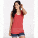 Toad&amp;Co Lean Layering Womens Tank, Rhubarb Border Print, Extra Small T1111500-628-XS
