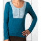 Toad&amp;Co Merger Henley - Women's-Moroccan Blue-X-Small