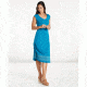 Toad&amp;Co Muse Dress, Deepwater Border Print, Extra Large T1772205-401-XL
