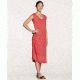 Toad&amp;Co Muse Dress, Rhubarb Border Print, Extra Small T1772205-628-XS