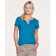Toad&amp;Co Sambasta Women's Short Sleeve Tee, Deepwater, Extra Small T1002802-421-XS