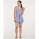 Toad&amp;Co Sunkissed Romper, Thistle Herringbone Print, Large T1792800-503-L