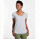 Toad&amp;Co Swifty Women's Scoop Neck Tee, Egret Stripe, Large T1002801-026-L
