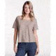 Toad&amp;Co Tissue Crop Womens Short Sleeve Tee, Cocoa, Large T1002803-230-L