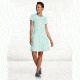 Toad&amp;Co Windmere Short Sleeve Dress, Aquifer, Large, T1772802-400-L