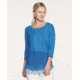 Toad&amp;Co Woodstock Women's Pullover, Bright Indigo, Large T1072803-402-L