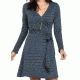 Toad&amp;Co Cue Wrap Dress - Women's-Deep Navy Dot-Medium