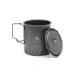 TOAKS Ultralight Version Light Titanium Cup with Lid, 450ml, Grey, CUP-450-L-C