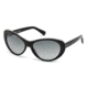 Tod's TO0093 Sunglasses - Black Frame Color, Gradient Smoke Lens Color
