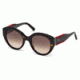 Tod's TO0194 Sunglasses - Dark Havana Frame Color, Gradient Brown Lens Color