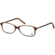 Tod's TO5054 Eyeglass Frames - Dark Havana Frame Color