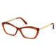Tod's TO5141 Eyeglass Frames - Shiny Orange Frame Color
