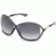 Tom Ford FT0009 Sunglasses - Grey Frame Color, Gradient Smoke Lens Color