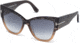 Tom Ford FT0371 Sunglasses - Grey Frame Color, Gradient Smoke Lens Color