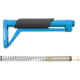 Toni System Fixed Stock 11In - Buffer Spring Included, Blue, CF11AR15-BL