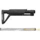 Toni System Fixed Stock 9In - Buffer Spring Included, Black, CF9AR15-BK