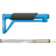 Toni System Fixed Stock 9In - Buffer Spring Included, Blue, CF9AR15-BL