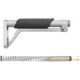 Toni System Fixed Stock 9In - Buffer Spring Included, Silver, CF9AR15-SI