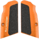 Toni System High Grip Short Grips - Large Frame for Tanfoglio, Orange, GTHC-OR