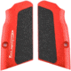 Toni System High Grip Short Grips - Small Frame for Tanfoglio, Red, GTFSHC-RE