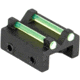 Toni System Rear Sight for Rib Less Than 8,1 mm With Green Optic Fiber 1.5 mm, Black, TV8