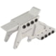 Toni System Scope Mount for Multiple Red Dot for Glock 17/34 Gen 4 And More, Silver, AMDGL-SI