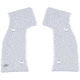 Toni System Vibram Grips for AR15 Handle, Silver, GUVI-SI