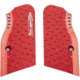 Toni System Vibram Lighter Short Grips - Small Frame for Tanfoglio, Red, GTSAIDPAC-RE