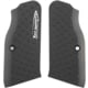Toni System Vibram Long Grips - Small Frame for Tanfoglio, Black, GTFSVL-BK