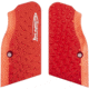 Toni System Vibram Ultra Short Grips - Large Frame for Tanfoglio Domina And Limited Custom In The Unica Set-Up, Red, DGTVC-RE