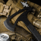 Toor Knives Brawker Fixed Blade Knives, 5.75in, Steel D2, G10, Shadow Black, Brawker-Shadow Black