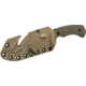Toor Knives Egress Fixed Blade Knife, 4.875 in CPM-S35VN Steel Blade, G10 Covert Green Handle, Egress-Covert Green