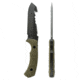 Toor Knives Egress Fixed Blade Knife, 4.875 in CPM-S35VN Steel Blade, G10 Covert Green Handle, Egress-Covert Green