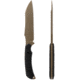 Toor Knives Fathom Fixed Blade Knive, 6,5 in, D2 Steel, Barrel Brown, Fathom-Barrel-Brown
