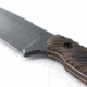 Toor Knives Field 1.0 Fixed Blade Knife, 6in, CPM 154 Steel, Walnut Dynamic Fluting Handle, Battleship Grey, Field 1.0-Battleship Grey