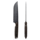 Toor Knives Field 1.0 Fixed Blade Knife, 6in, CPM 154 Steel, Walnut Dynamic Fluting Handle, Battleship Grey, Field 1.0-Battleship Grey