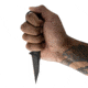 Toor Knives Jank Shank Fixed Blade Knife, 3.0 in, CPM 154 Steel, G10 Handle, Carbon, Jank Shank-Carbon