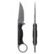 Toor Knives Jank Shank S Fixed Blade Knife, 3in, CPM M4 Steel, G10 Handle, Phantom Grey, Black Hydro Static, Jnk Shnk S - Phntm Gr