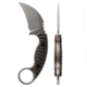 Toor Knives Karsumba R Fixed Blade Knife, 2.5in, CPM 154 Steel, G10 Handle, Burlap, Black Hydro Static, Karsumba -Burlap