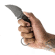 Toor Knives Karsumba R Fixed Blade Knife, 2.5in, CPM 154 Steel, G10 Handle, Burlap, Black Hydro Static, Karsumba -Burlap