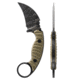 Toor Knives Karsumba R Fixed Blade Knife, 2.5in, CPM 154 Steel, G10 Handle, Tropic Thunder, Black Hydro Static, Karsumba - Tropic Thunder