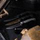 Toor Knives Krypteia Fixed Blade Knife, 4in, CPM S35VN, G10 Handle, Stealth, Krypteia-Stealth