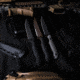 Toor Knives Krypteia Fixed Blade Knife, 4in, CPM S35VN, G10 Handle, Stealth, Krypteia-Stealth