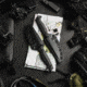 Toor Knives Krypteia S Fixed Blade Knife, 4in, CPM M4 Steel, G10 Handle, Phantom Grey, Black Hydro Static, Krypteia S - Phantom Grey