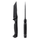 Toor Knives Krypteia T Fixed Blade Knife, 4in, CPM M4 Steel, G10 Handle, SoCom Black, Black Hydro Static, Krypteia T - SoCom Black