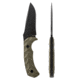 Toor Knives Mullet Fixed Blade Knife, 4.0 in, CPM 154 Steel, G10 Handle, Covert Green, Mullet-Covert Green
