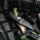 Toor Knives Mullet Fixed Blade Knife, 4.0 in, CPM 154 Steel, G10 Handle, Covert Green, Mullet-Covert Green