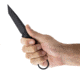 Toor Knives Serpent Fixed Blade Knife, 3.75in, CPM 3V Steel, G10 Handle, Shadow Black, Serpent-Shadow Black