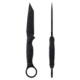 Toor Knives Serpent Fixed Blade Knife, 3.75in, CPM 3V Steel, G10 Handle, Shadow Black, Serpent-Shadow Black